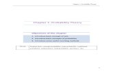 Chapter 1- Probability Theory