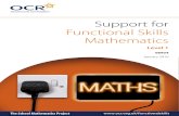 Teacher Support Material Functional Maths Level 1