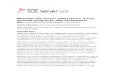SQL Server Express for Web Developers