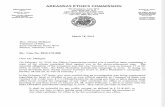Ethics Commission's letters of dismissal