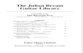 BREAM, J. - The Julian Bream Guitar Library - Vol 1 the Baroque Era