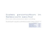 sales promotion in telecom industry