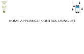 Home Appliances Control Using Lifi