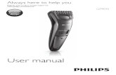 Philips Trimmer Manual