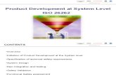 ISO26262 Product Development System Level