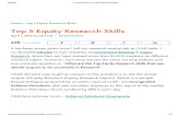 Top 5 Equity Research Skills _ WallstreetMojo