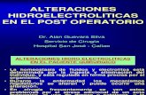 Alteraciones Hidroelectroliticas en El Post Operatorio II