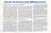 Watchtower: Kingdom Ministry, 2003 issues