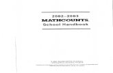 2002-2003 Handbook Problems