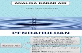 Lesson 8 - Kadar Air