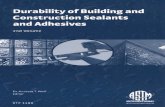 Durability of Building and Construction Sealants and Adhesives Volume 2 Andreas T Wolf