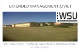 Construction Plant & Equipment Management