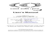 Cool Edit Pro 2.0 Manual