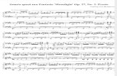 Sonata Quasi Una Fantasia 'Moonlight' Op. 27, No. 2