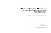 Prescriptive Method 2000 Edition - Steel Framing