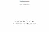 Stevenson Robert Louis the Story of a Lie