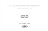 Land Reform Experiences