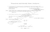 Transient and Steady State Analysis