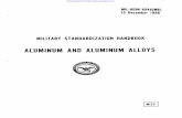 Aluminum and Aluminum Alloys Miutary Standardizationhandbook
