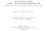 Madame de Pompadour From the Notebook of Maréchale D - Jean Louis Soulavie 1910