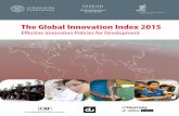Global Innovation Index 2015 - Effective Innovation Policies for Development