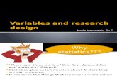 1. Variables and Research Design