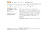 A Meta-Analytical Review of Empirical Mobile Usability Studies