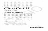 User Guide Class pad II, fx-CP400