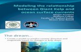 Modeling the relationship between Giant Kelp and ocean surface currents