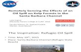 Remotely Sensing the Effects of an Oil Spill on Kelp Forests in the Santa Barbara Channel