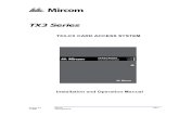 Mircom TX3-CX-2K-A User Manual