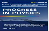 Progress in Physics, Vol. 3, 2015