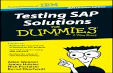 Testing SAP Solutions for Dummies