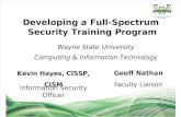 Developing a Full-Spectrum Security Training Program (264059872)