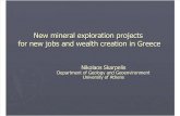 Prof. Nikolaos Skarpelis New Mineral Exploration projects for new jobs and wealth creation in Greece