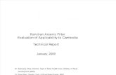 CAM PDA: Arsenic Mitigation Technology (Final Report)