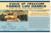 Voice of Freedom: Fannie Lou Hamer Press Release