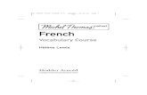 MT French Vocabulary