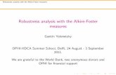 2. OPHI HDCA SS11 AF Measure Analysis Issues I Robustness and Dominance GY