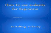 4.How to Use Audacity Tutorial