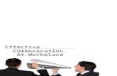Effective Communicationat Workplace