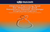 District Planning Tool for Maternal and Newborn Health Strategy Implementation