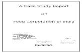 study on Food Corporaion of India