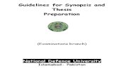Guideline for Thesis Preparation NDU
