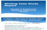 Writing Case Study Report Engineering Failure