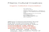 Filipino Cultural Creatives - Organic Collective Improvisation - Dino Manrique