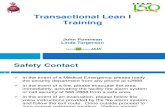 Transactional Lean I Training