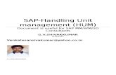 SAP Handling Unit Management