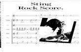 Sting Rock Score [Isbn 0-7119-1918-6]