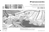Panasonic SC-PM18 Stereo System User Manual